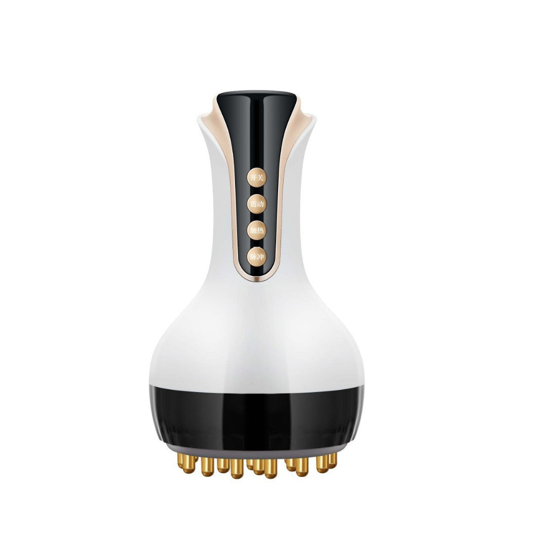 EMS Electric Meridian Massage Brush | 35-Stage Heated Body Massager