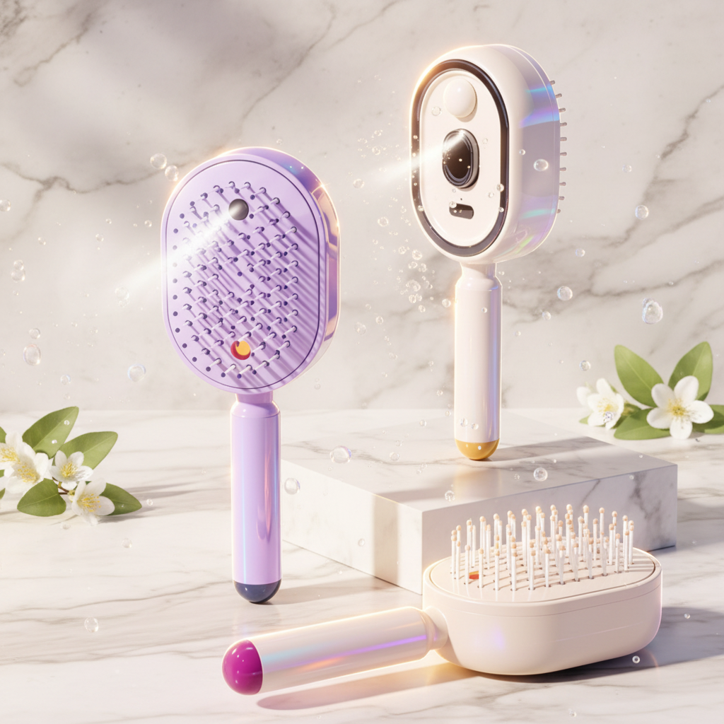 Mist Massage Comb with Essential Oil Infusion