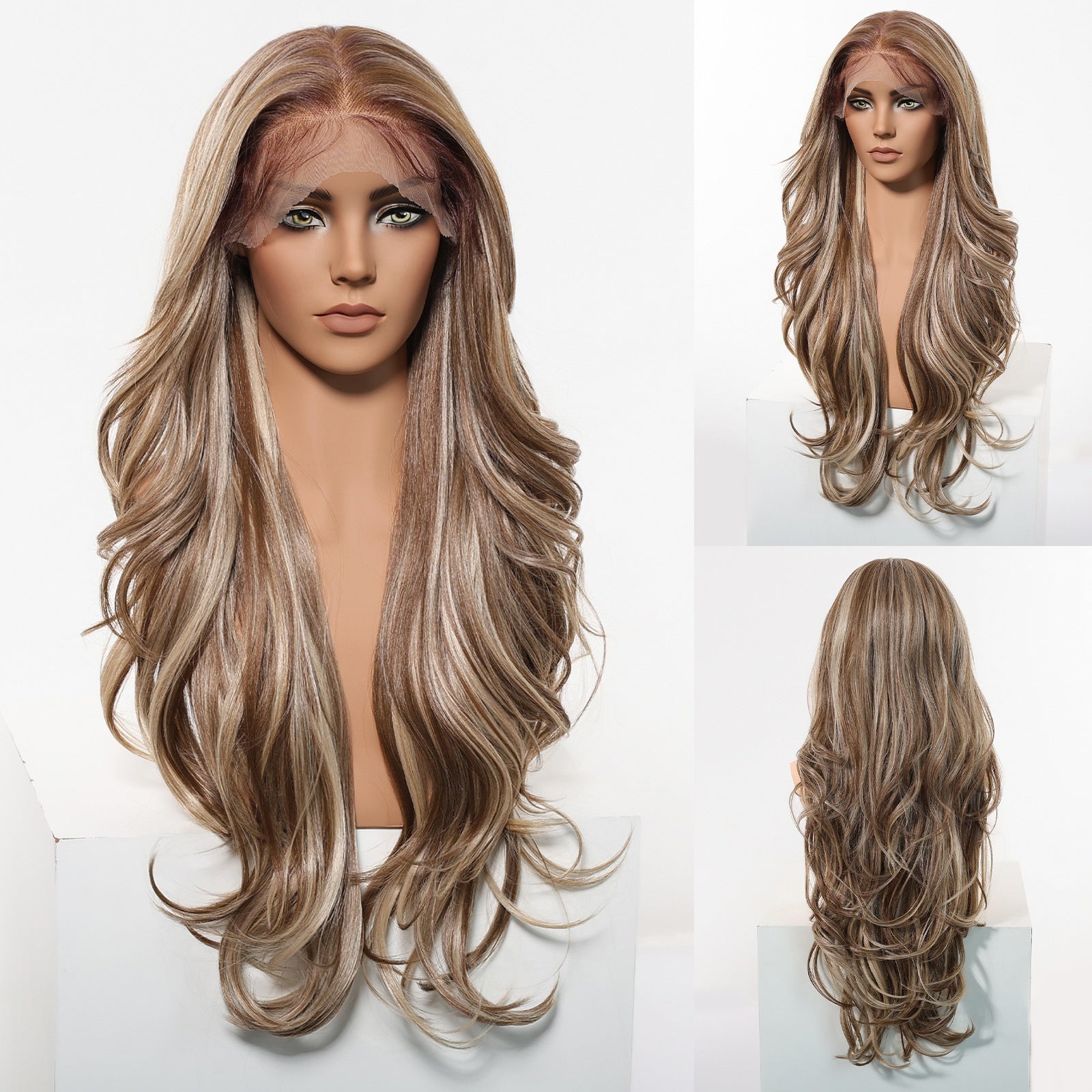 13x6 Long Curly Lace Front Wig – Japanese Silk