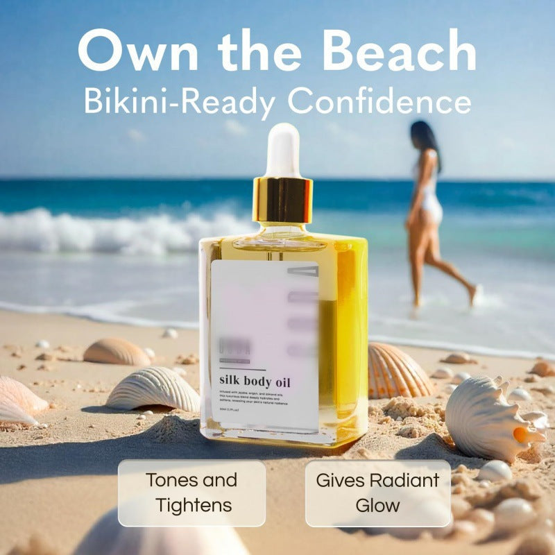LOLA Silk Body Oil – Lightweight Hydrating & Non-Greasy Glow Oil for All Skin Types