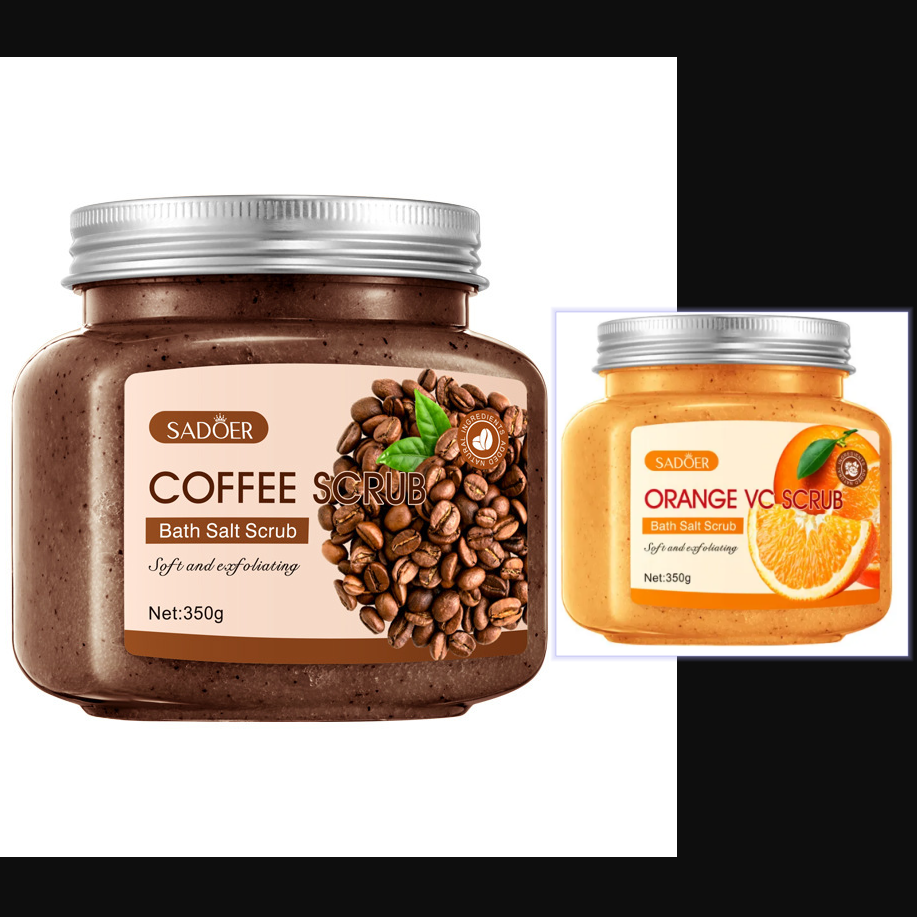 Exfoliating Body Scrub – Coffee, Coconut, Rose & More | Deep Cleanse & Smooth Skin