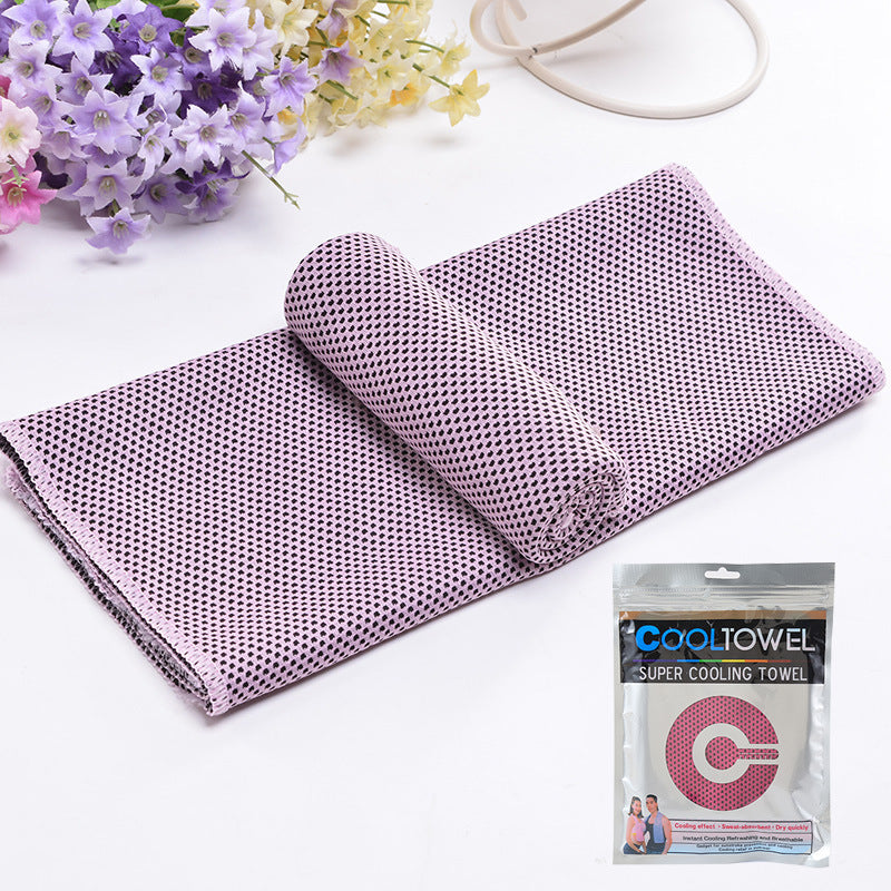 Instant Cooling Sports Towel – Quick Dry & Sweat-Absorbing | 10 Colors, 3 Sizes