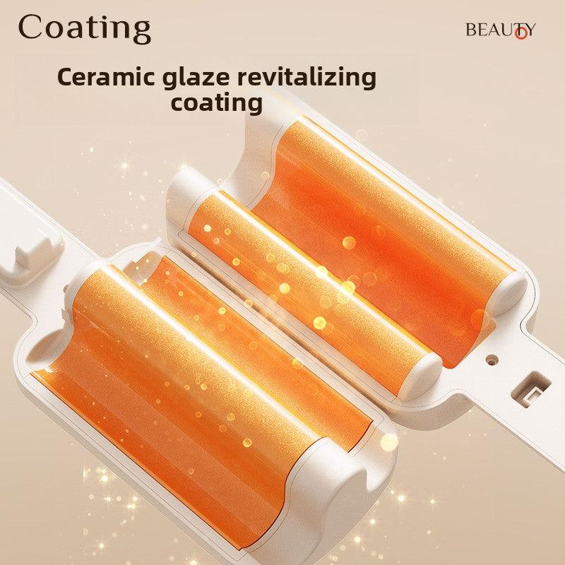 32mm Negative Ion Curling Iron & Straightener | Titanium Tourmaline | Dual Voltage