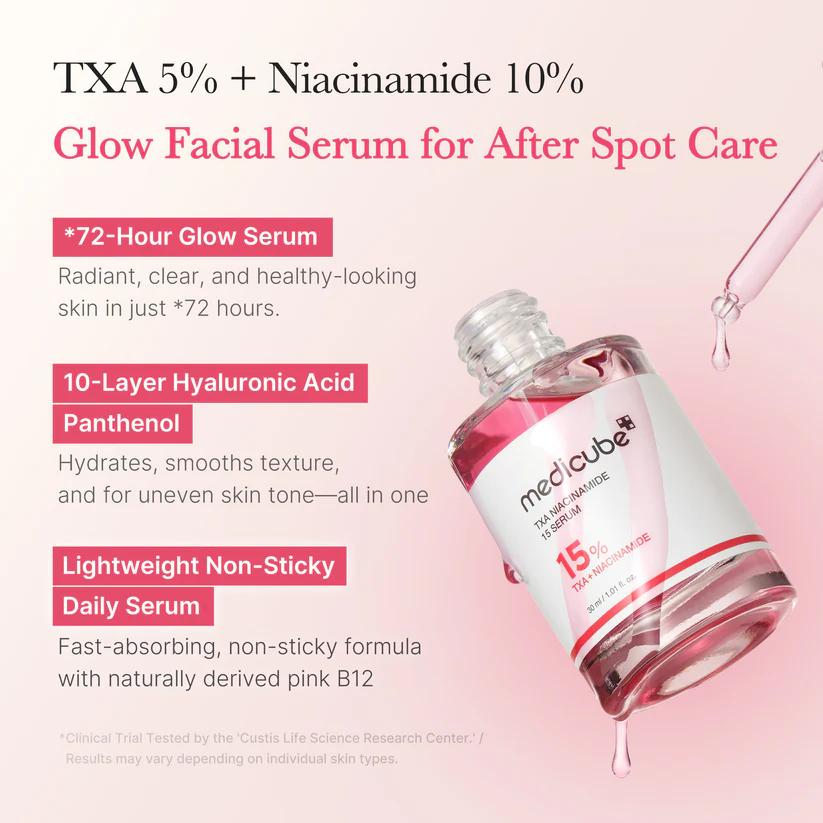 Korean Dark Spot Correcting Clinic Set — 5-Step Brightening Bundle | TXA, Niacinamide, Retinal & Vitamin C