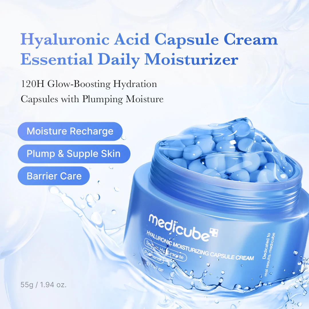 Korean Skin Barrier Restore Set — CellFusionC Cica Cream + Ma:nyo Bifida Mist + Medicube Capsule Cream Bundle