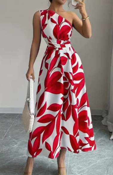 Elegant Split Maxi Dress – Flowy & Chic
