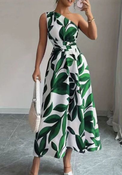 Elegant Split Maxi Dress – Flowy & Chic